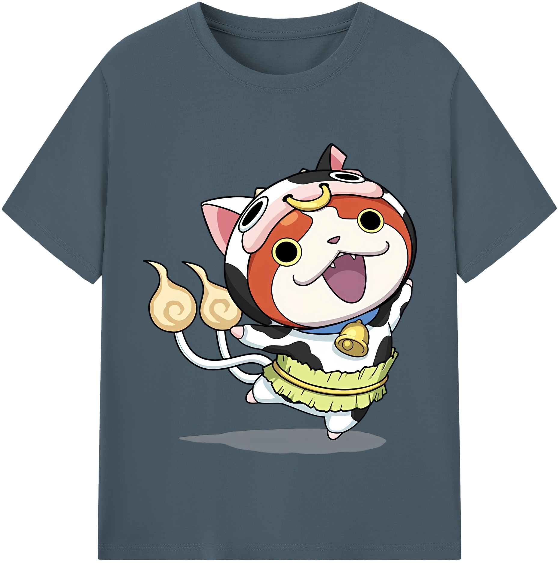 （画像用） 妖怪ウォッチ Yo-kai Watch 綿100％半袖Tシャツ（フロントプリント）